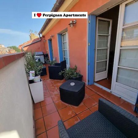 I Love Perpignan Duplex Terrasse Ngoại thất bức ảnh